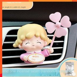 Nouveau universel voiture doux dessin animé poupée décoration aromathérapie adorable sortie d'air aromathérapie voiture accessoires Durable mignon