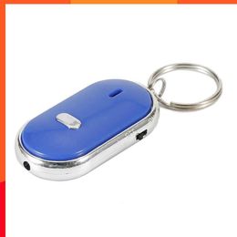 Nieuwe Universal Car LED Anti-Lost Key Finder Find Locator Keychain Whistle Beep Sound Control Whistle Finder Auto Interior Supplies