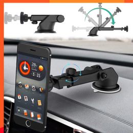 Nouveau support de téléphone magnétique universel pour voiture ventouse tableau de bord support de pare-brise support d'aimant fort support pour Xiaomi Huawei Iphone
