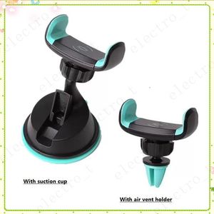 Nieuwe Universal Car -telefoonhouder Stand Air Vent en Suction Cup Mount Holder voor Support Standstandaard in auto -accessoire MQ50