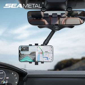 Nieuwe Universele Auto Achteruitkijkspiegel Telefoon Houder 360 Graden Rotatie Auto Telefoon Houder Mount Stand Voor Dash Cam GPS Smartphone beugel