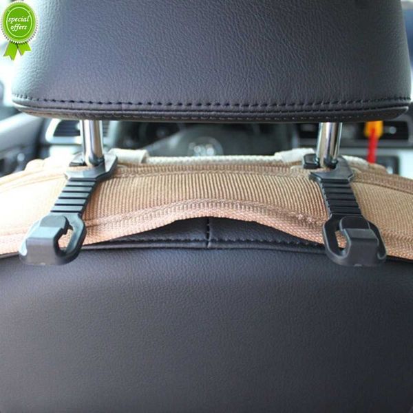 Nouveau siège de voiture universel crochet arrière cintre appui-tête support de stockage Duarable pour sac de voiture poche vêtements crochets suspendus