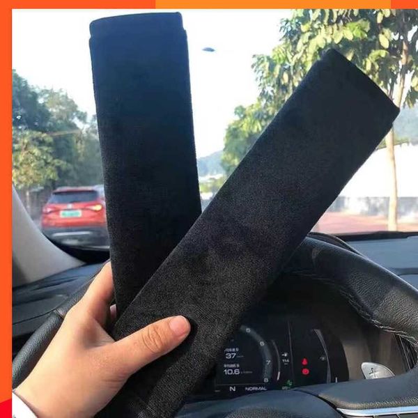 Nueva funda Universal para cinturón de seguridad de coche, almohadilla de protección para cinturón de seguridad de coche de felpa ajustable para niños y adultos, accesorios de Interior de coche