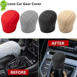 Nieuwe Universal Car Silicone Gear Shift Knop Cover Cover Gear Shift Non-Slip Grip Handgreep Beschermingsafdekkingen Auto-interieuraccessoires