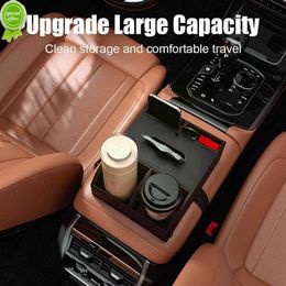 Nouveau universel voiture boîte de rangement accoudoir organisateurs voiture intérieur rangement accessoires de rangement pour téléphone tissu tasse porte-boissons C2P3