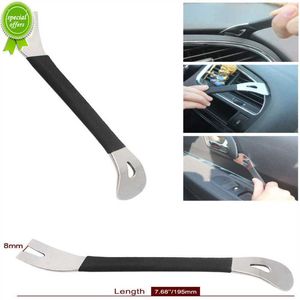 Nieuwe Universal Car Trim Removal Tool Roestvrij staal Twee-end trim verwijderingsniveau Roffelgereedschap Deur Paneel Audio Terminal Federeerverwijderaar