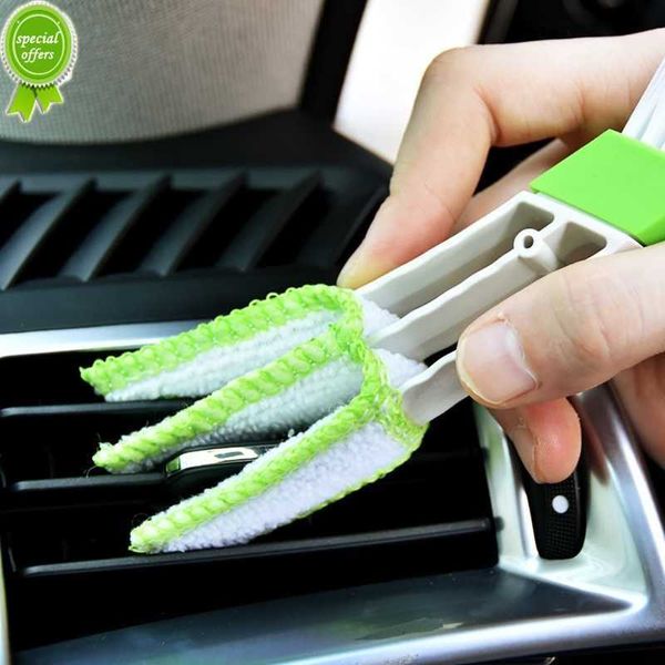 Nouvelle brosse universelle de détail de voiture de lavage de voiture poignée en plastique de fibre mélangée brosses de détail automobile pour le nettoyage des roues intérieur du moteur