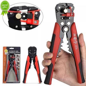 Nieuwe Universal Crimper Cabre Cutter Verstelbare automatische draad stripper Multifunctioneel strippen Crimping Tang Terminal Hand Tool