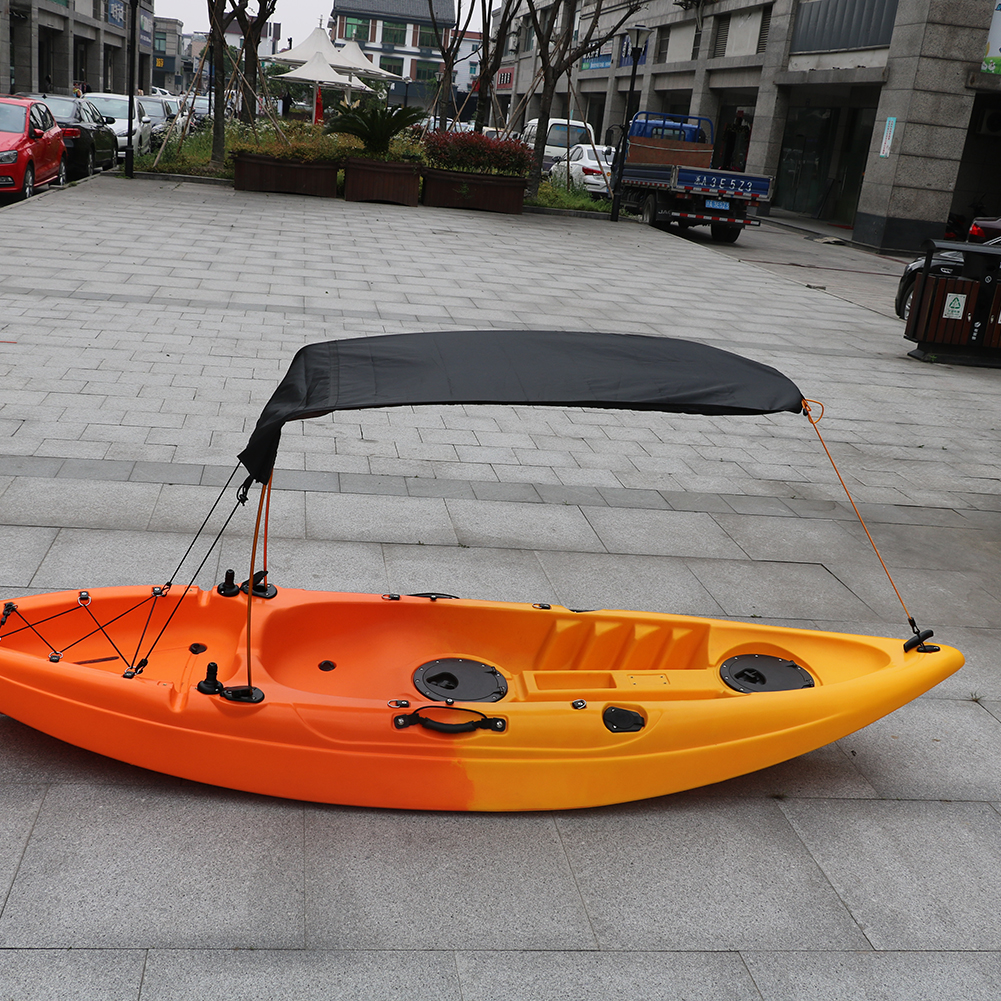 Nuevo toldo de canoa de kayak de kayak con un solo kayak universal 125*110cm ACCESORIO DE BARCO DE BARCO DE BACA DE BABE