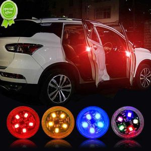 Nouveau universel LED porte de voiture LED feux d'avertissement sécurité anti-collision lumières capteur magnétique stroboscope clignotant alarme lumières Parking Lam