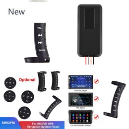 Nieuwe universele universele multifunctionele stuurwiel afstandsbediening SWC-knop voor 2 DIN ANDRIOD Radio Car GPS FM Bluetooth