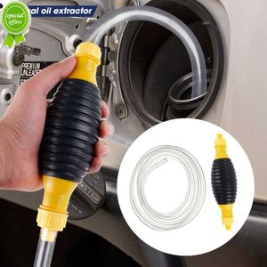 Nieuwe Universele Gele Auto Draagbare Handmatige Brandstofpomp Sifon Transfer Hand Primer voor Gas Benzine Benzine Diesel Vloeistof Single Airbag