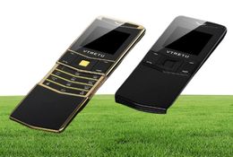 NOUVEAU Luxury Luxury Gold Signature Cell Phones Slider Dual Sim Carte Mobile Phone Mobile Steel Body Mp3 Bluetooth 8800 Golden ME5620519