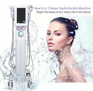 Nueva actualización de hidrodermoabrasión facial RF ultrasónico martillo de hielo máquina de belleza de oxígeno de alta presión