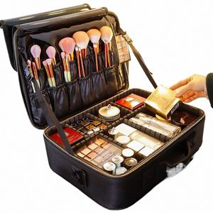Nuevo actualización de la bolsa cosmética de gran capacidad Caso de maquillaje de viaje de viajes de mujeres de venta caliente S0ZS#