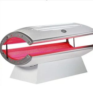 Nieuwe upgrade rode lichttherapie Collageen Solarium Machine 630 Nm 850 nm LED Collageen huidverzorging fotonhuid bleken capsule PDT verjonging acne pigmentverwijdering