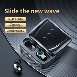 Nuevo auriculares TWS de actualización con auriculares inalámbricos Bluetooth de chipset 5.3 BQ30 con pantalla digital LED de tres pantalla LED