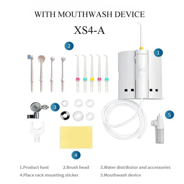 Nouvelle mise à niveau du robinet d'eau, irrigateur buccal, fil dentaire sans électricité, conseils dentaires, Jet d'eau, nettoyage des dents, rince-bouche, Machine à laver non chargée