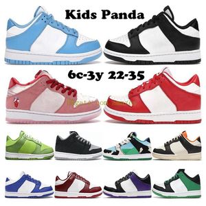 Nieuwe US 6C-3Y Little Kids Shoe Panda Triple Pink Cool Grey I 1s Aloe Verde Court Purple Island Green Basketball Shoes Baby Girls Mint Mid Toddler Sneaker