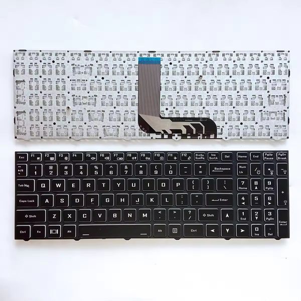 Nuevo teclado estadounidense para Hasee GX9 GX8 TX9 TX8 TX7 G8 G7-CT7NA CT5NA para Clevo N960 N970 NH70 NH70RCQ NH50 RC RD 6-80-N15Z0-01D-1