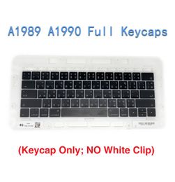 NIEUWE US / UK Toetsenbord Sleutel CAP-toetsen Set voor MacBook Pro Retina 13 "A1989 15 '' A1990 NIEUWE AIR 13 '' A1932 2018 Keycap Keys Set