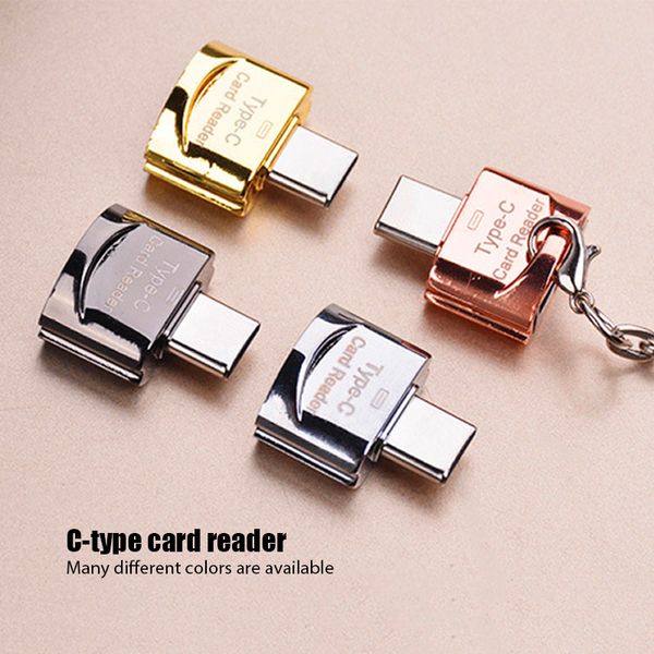 NOUVEAU USB 3.1 TYPE C TO MICRO-SD ADAPTER CARDREDER CARDER CARD READER SMART MEMORY CARD CARD pour Apple Samsung ordinateur