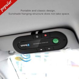 Nieuwe USB Bluetooth Handsfree Car Kit Wireless Bluetooth -luidspreker Telefoon Muziekspeler Sun Visor Clip Luidspreker Telefoonlader Geen aux