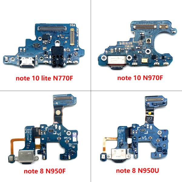 Nuevo cable flexible de conector de muelle de puerto de cargador USB para Samsung Note 8 9 10 Lite Plus 20 Módulo de placa de carga ultra