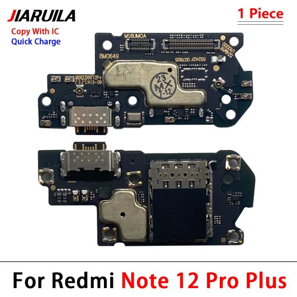 Nuevo cable flexible de conector de enchufe de la placa de carga USB para Xiaomi Redmi Note 11 11e 12 Pro Plus 4G 5G con Micro