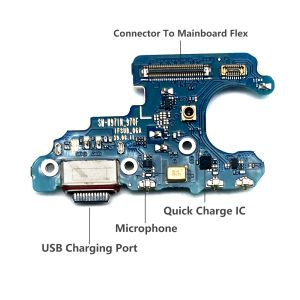 NOUVEAU Câble flexible du chargeur de charge de port USB pour Samsung Note 20 Ultra Note 8 9 10 Lite Note 10 Plus Plug Connect