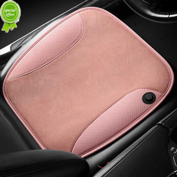 Nouveau USB Flocage Coussin De Siège Chauffant De Voiture Couverture De Chauffage Universelle Coussin Anti-dérapant Réchauffeur D'hiver Tapis De Chaleur Conduite Coussin De Chaise De Bureau