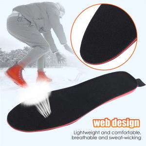 Nieuwe USB -verwarmde schoeninstandolie Oplaadbare elektrische voet opwarming Kussen voeten Warmer Sock Pad Mat Winter Outdoor Sportwarming In binnenzool