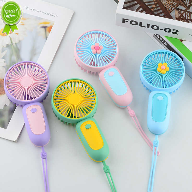 Nouveau ventilateur portatif Rechargeable USB bonbons étudiant Mini ventilateur de poche Portable petit ventilateur cadeau pour enfants