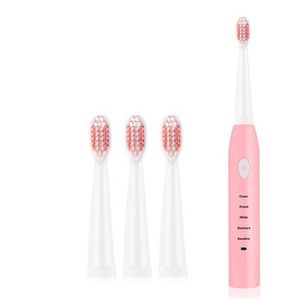 NOUVELLE brosse à dents électrique sonique haute fréquence rechargeable par USB cheveux doux imperméables portables