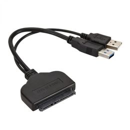 Nouveau câble SATA USB USB 3.0 à SATA 3 Adaptateur Connecteurs d'ordinateur Connecteurs USB Adaptateur SATA Prise en charge du câble de 2,5 pouces SSD DRIDE DRIDE - POUR USB 3.0 TO SATA 3