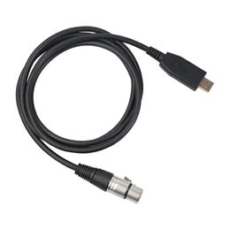 NUEVA línea de conexión de cable de audio USB to Canon Microphone Microphining Studio Audio para convertir el cable de micrófono USB en estudio