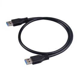 Nuevo cable de datos USB3.0 Cable de alta velocidad USB3.0 Cable de hombre a hombre A-A Cable de disco duro móvil de doble cabeza 1 metro Cámaras digitales adecuadas