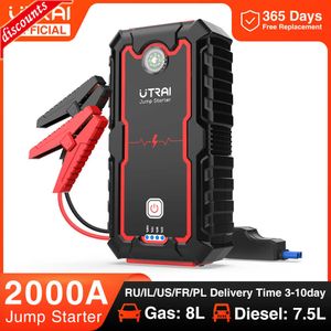 Nieuwe Utrai Power Bank 2000A Jump Starter Draagbare Oplader Auto Booster 12V Auto Uitgangspunt Apparaat Emergency Auto Batterij Starter