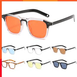 Nuevas gafas de sol de moda UV400, gafas de sol de marco grueso para exteriores, gafas de sol de playa para turismo, gafas de sol grandes, gafas de sol de moda para niños y niñas