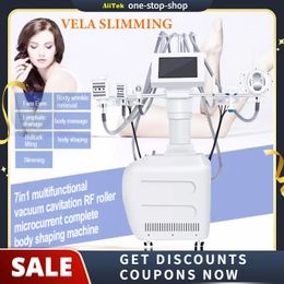 NIEUW V10 VELA ROLLER LIPO LASER MACHINE VET VERKREIDEN Cavitatie Vacu￼m Afvallen gewicht RF anti -aging machine