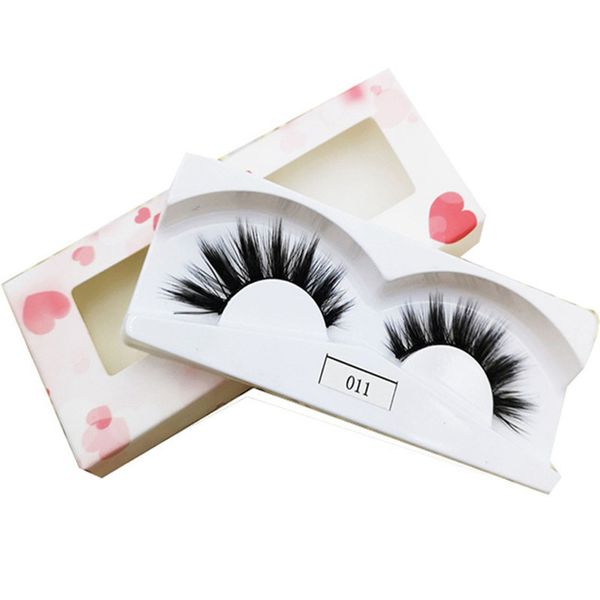 Nouvelle Saint Valentin 3D Faux Cils Sexy Naturel Long Cils Cils Extension Outils De Maquillage Des Yeux