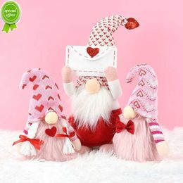 Nieuwe Valentijnsdag Gift Faceless Gnome Pluche Pop Voor Vriend Vriendin Kerst Woondecoratie Nieuwjaar Ornament Huwelijksgeschenken