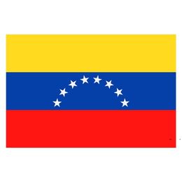 Nieuwe Venezuela-vlag 150x90cm 3x5 ft 100D 100% Polyester Seven Star Aangepaste Gedrukte Vlag EWE7368