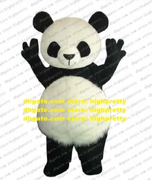 Nieuwe versie Chinese gigantische panda beer mascotte kostuum volwassen stripfiguur drum up zakelijke hilarische grappige cx4018