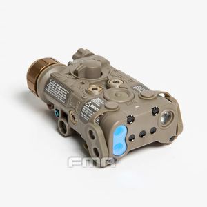 NEUE Version FMA LAB PEQ-NGAL Mini Version PEQ Taktische Airsoft LAB PEQ NGAL LED + IR Rot Laser Jagd Batterie Fall -Tan