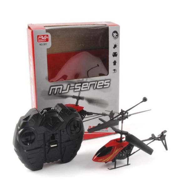 Nueva versión Mini helicóptero RC 37V Radio Control remoto avión 3D 25 canales Drone helicóptero con giroscopio y luces 9508526