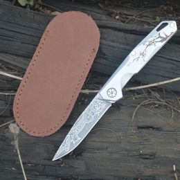 Nouveau VG10 Damas en acier en acier pliant Pocket mini couteau extérieur camping outil portable Edc Self Défense des couteaux de survie tactique