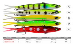 Nieuwe vibrerende jig swimbait Twintails zacht rubber lokken 95cm155 115cm325g levendige aasvis gevorkte staart Vissen lokken8748569