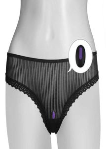 Nieuwe vibrerende slipje 10 functies draadloze afstandsbediening riem op ondergoed vibrator voor vrouwen seksspeeltje 75x2cm Y2011188291267