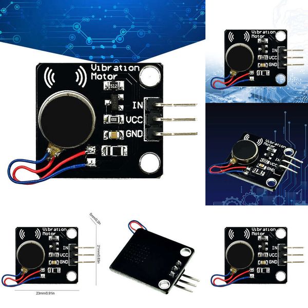 Nuevo módulo de recordatorio de vibración, módulo de recordatorio de dispositivo inteligente de 5V, nivel alto y bajo para productos interactivos con detección de vibración